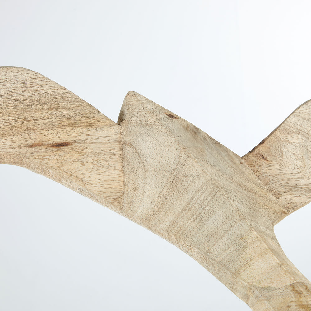 Decorazioni murali a forma di gabbiano intagliate in legno di