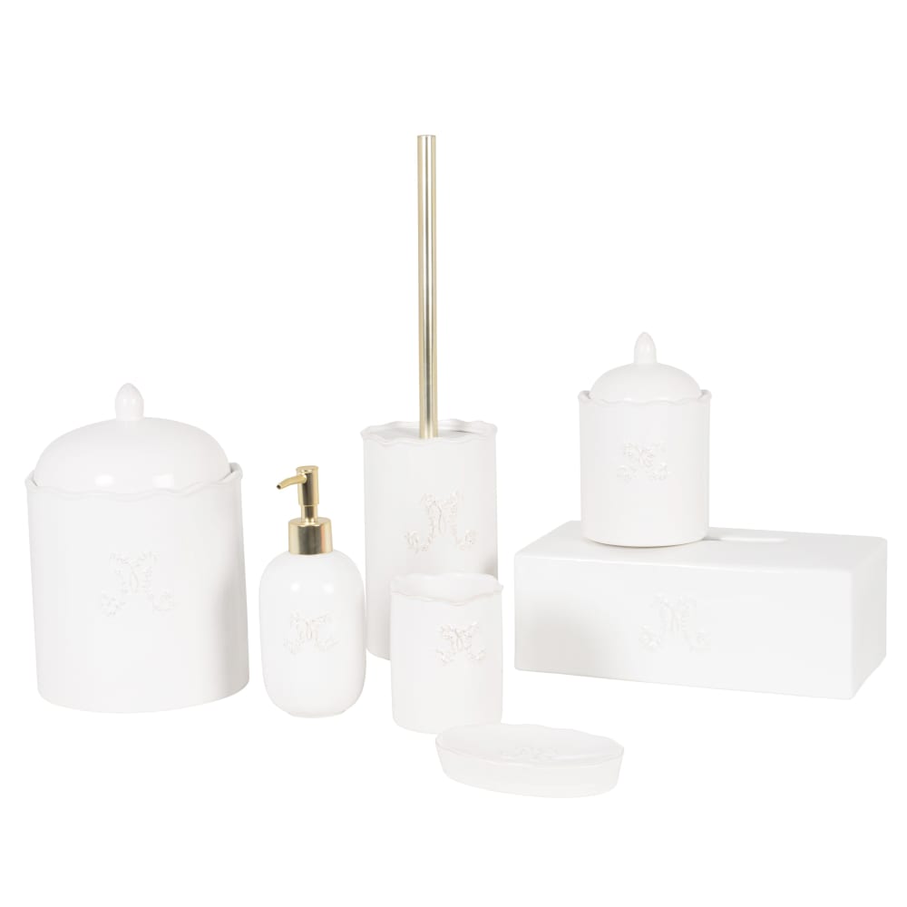 Distributeur de savon en faïence blanche - Maisons du Monde