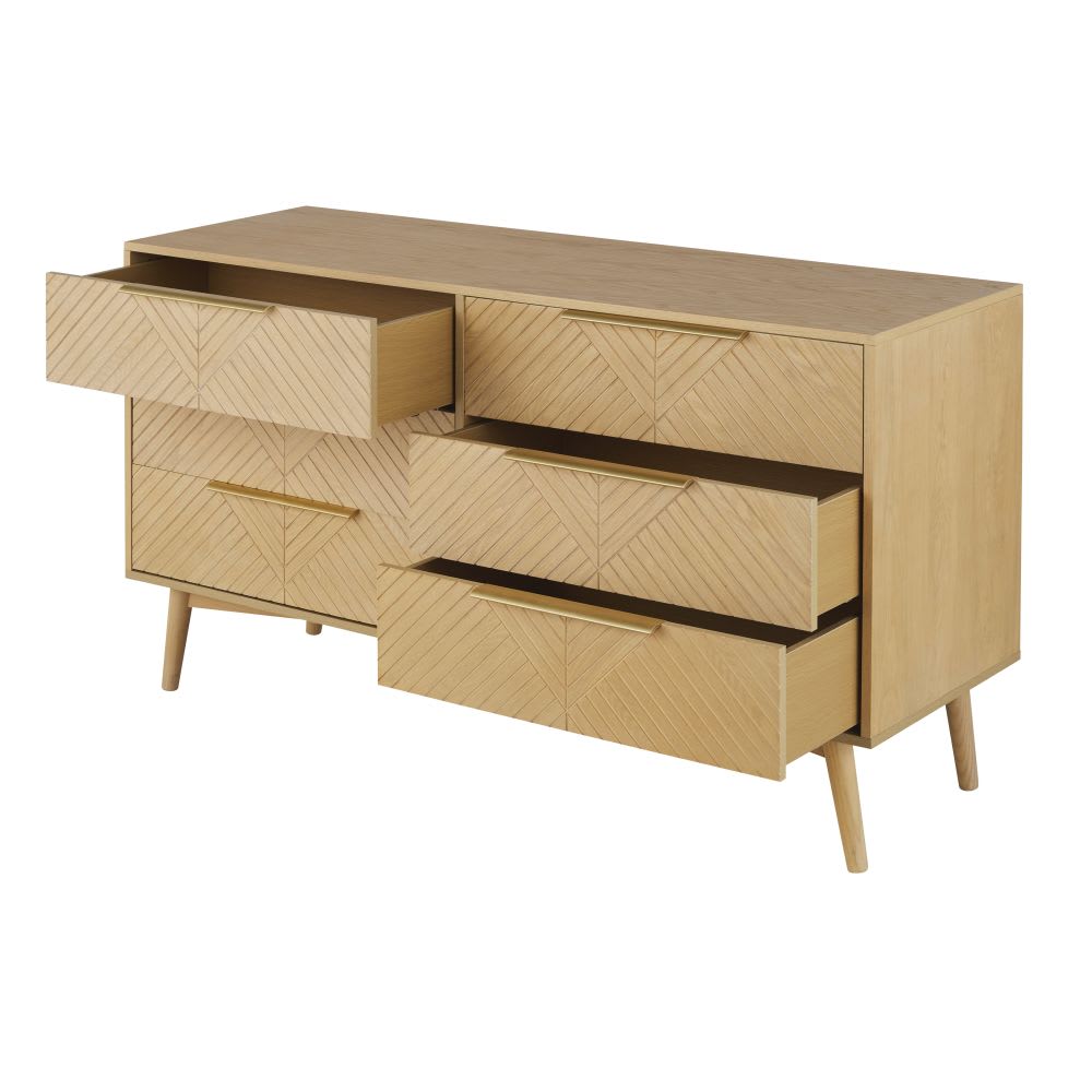 Doppelkommode mit 6 Schubladen, B140 - Maisons Du Monde