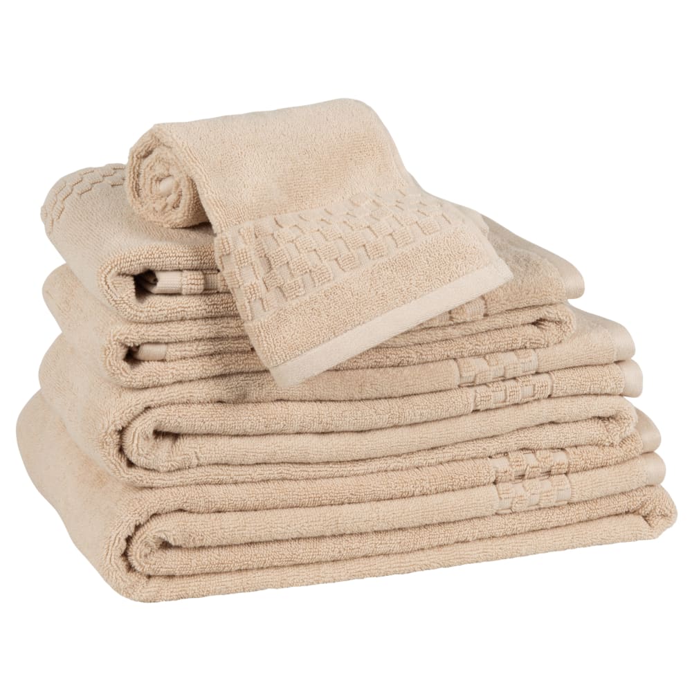 Drap de bain en coton biologique beige 100x150 - Maisons du Monde
