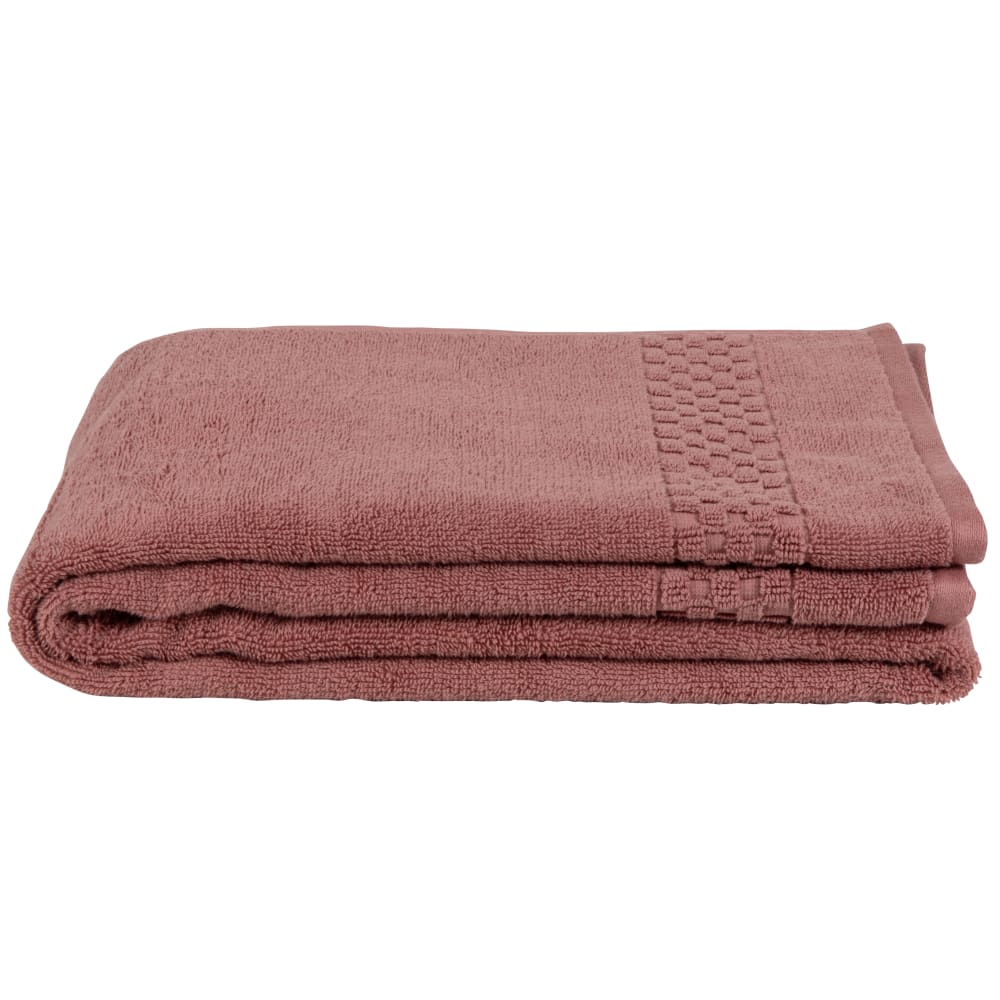 Drap de bain en coton biologique rose 100x150 Drap de bain en coton biologique rose 100x150