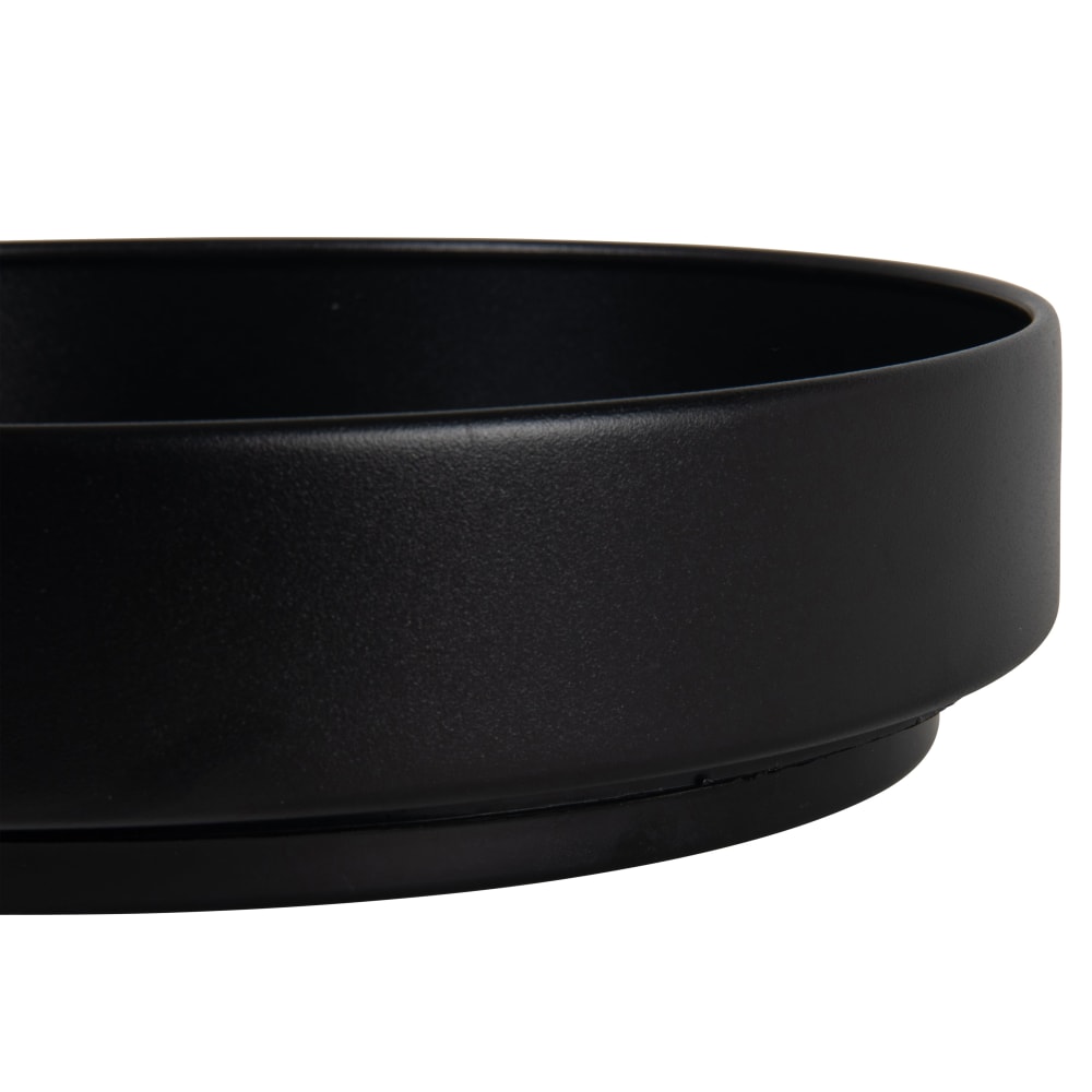 Drehbares Tablett aus Stahl, schwarz - Maisons Du Monde
