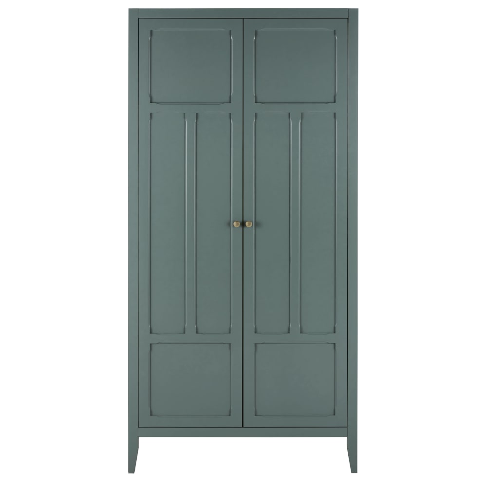 Dressing 2 portes battantes vert foncé