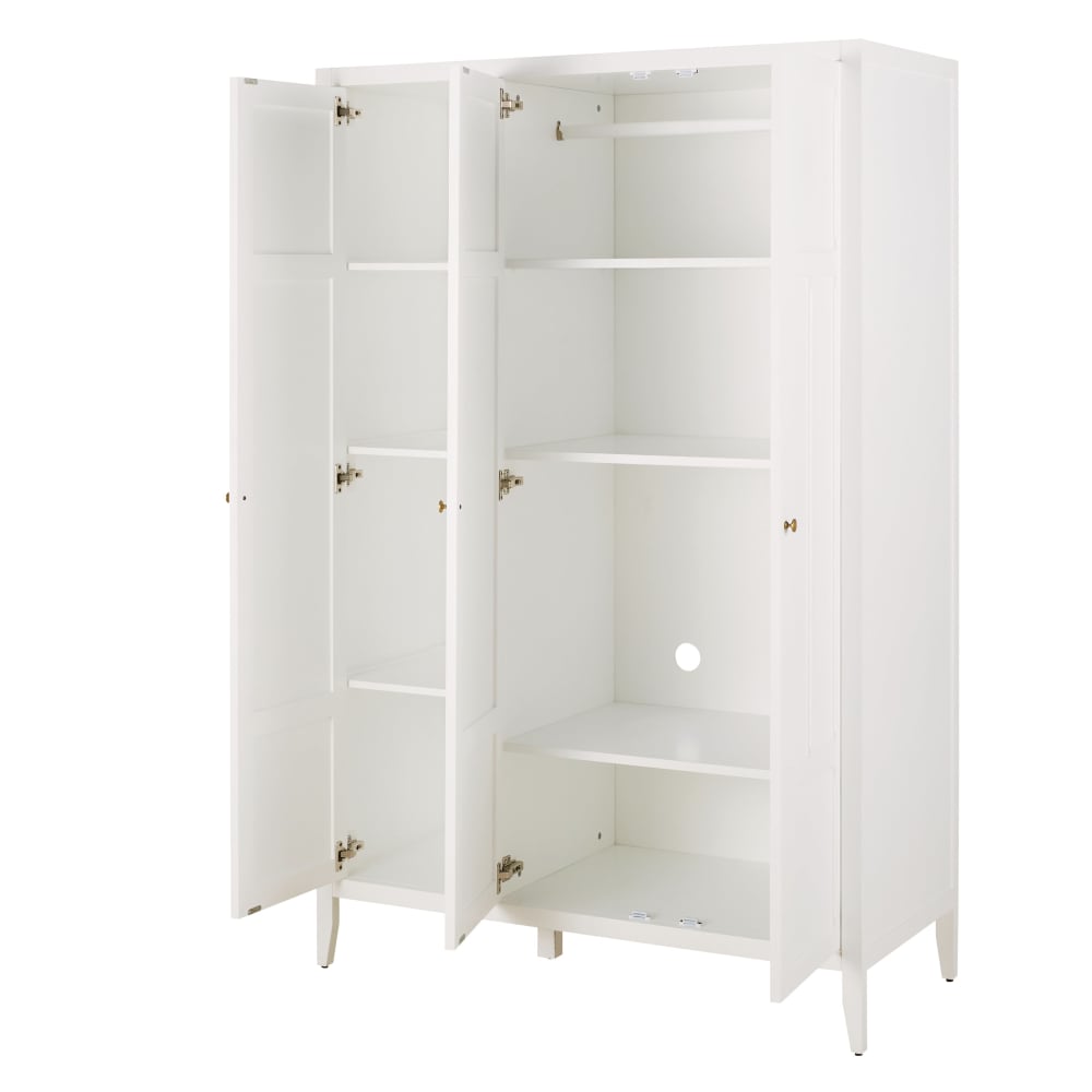Dressing 3 portes blanc — vue 3