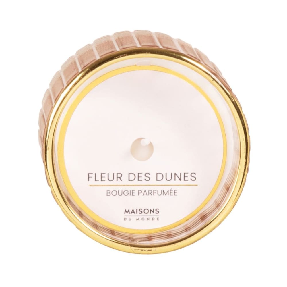 Duftkerze in rosafarbenem Glasgefäß, 7x7 - Maisons Du Monde
