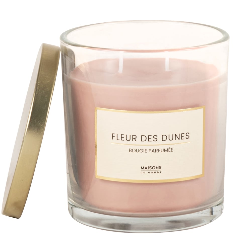 Duftkerze, rosa, in Glasgefäß, 10x11 - Maisons Du Monde