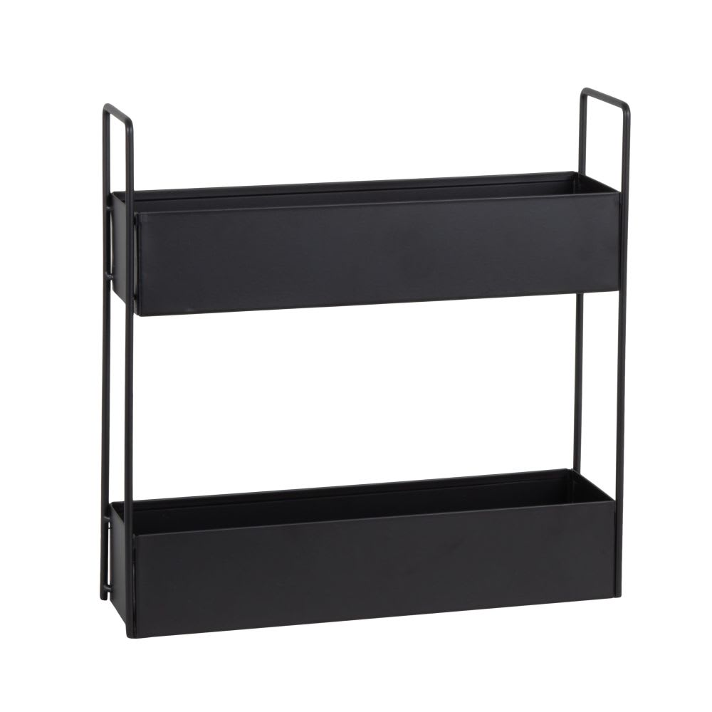 Etagère de cuisine à poser en métal noir - Maisons du Monde