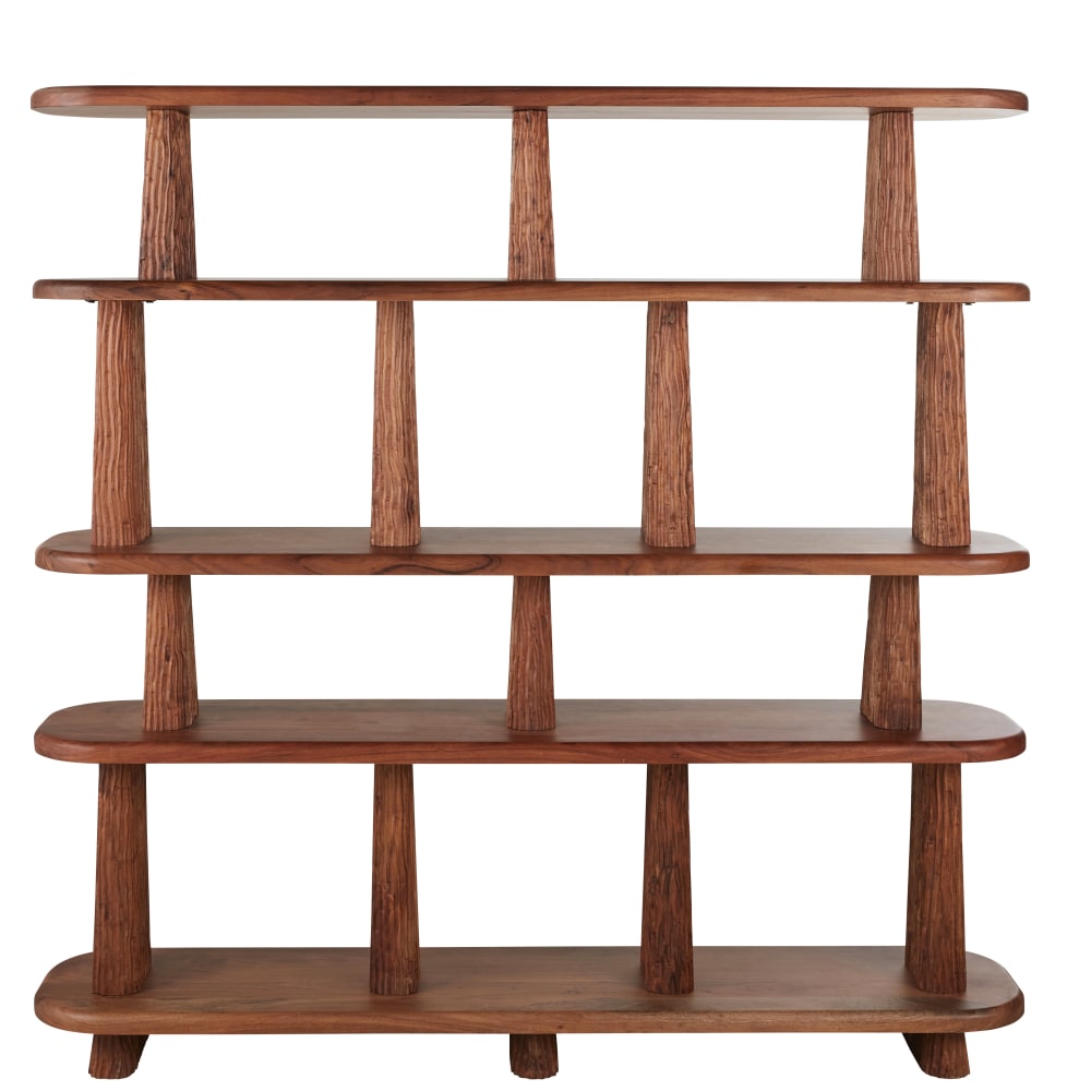 Etagère en bois d'acacia massif, L180 cm