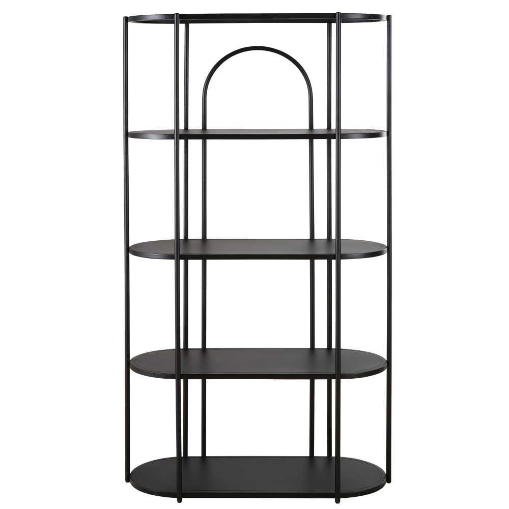 Etagère en métal noir