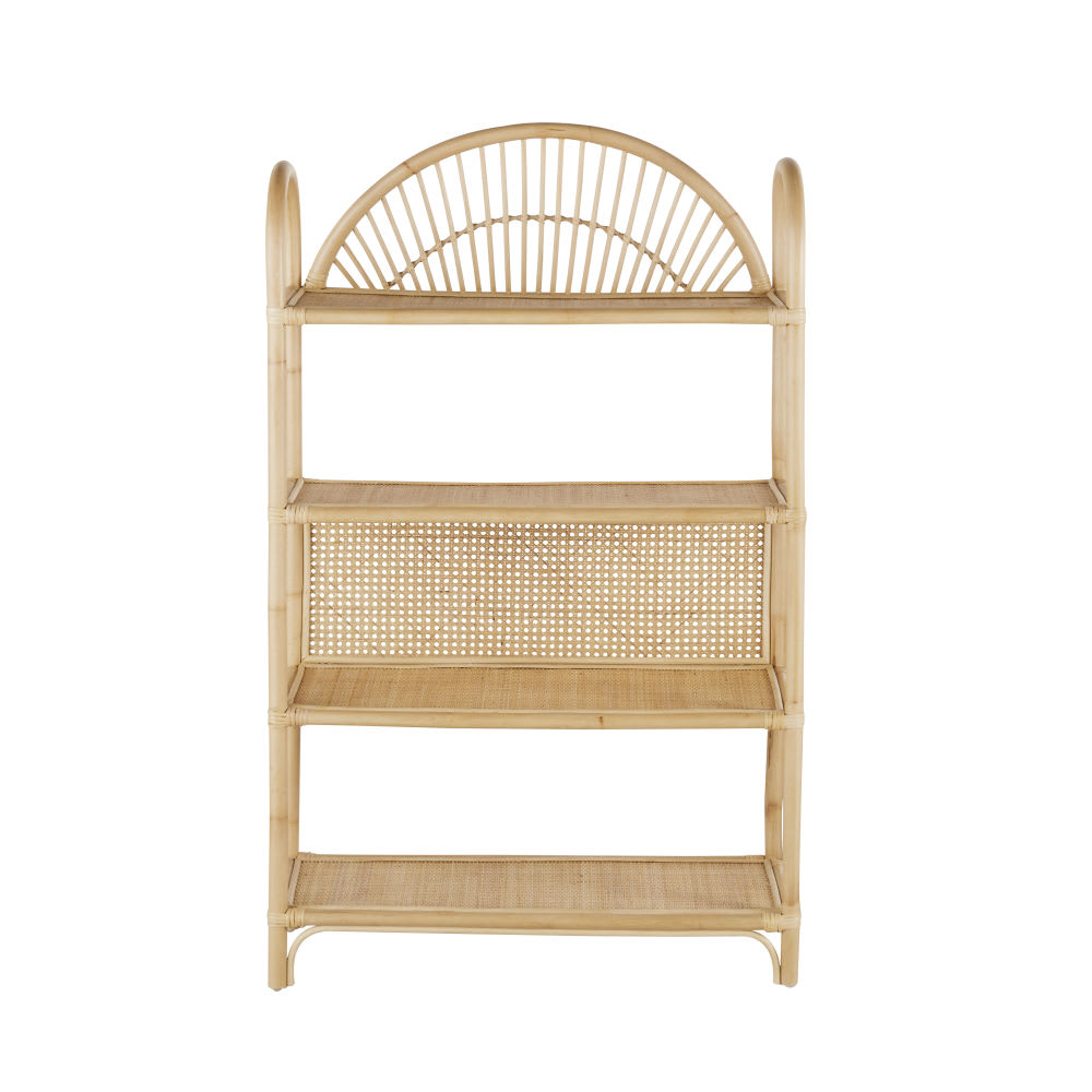 Etagère en rotin beige