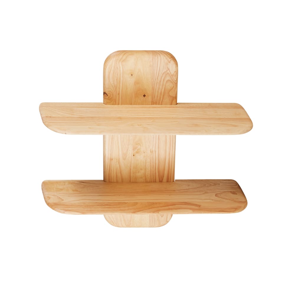 Etagère murale en bois d'hévéa — vue 3