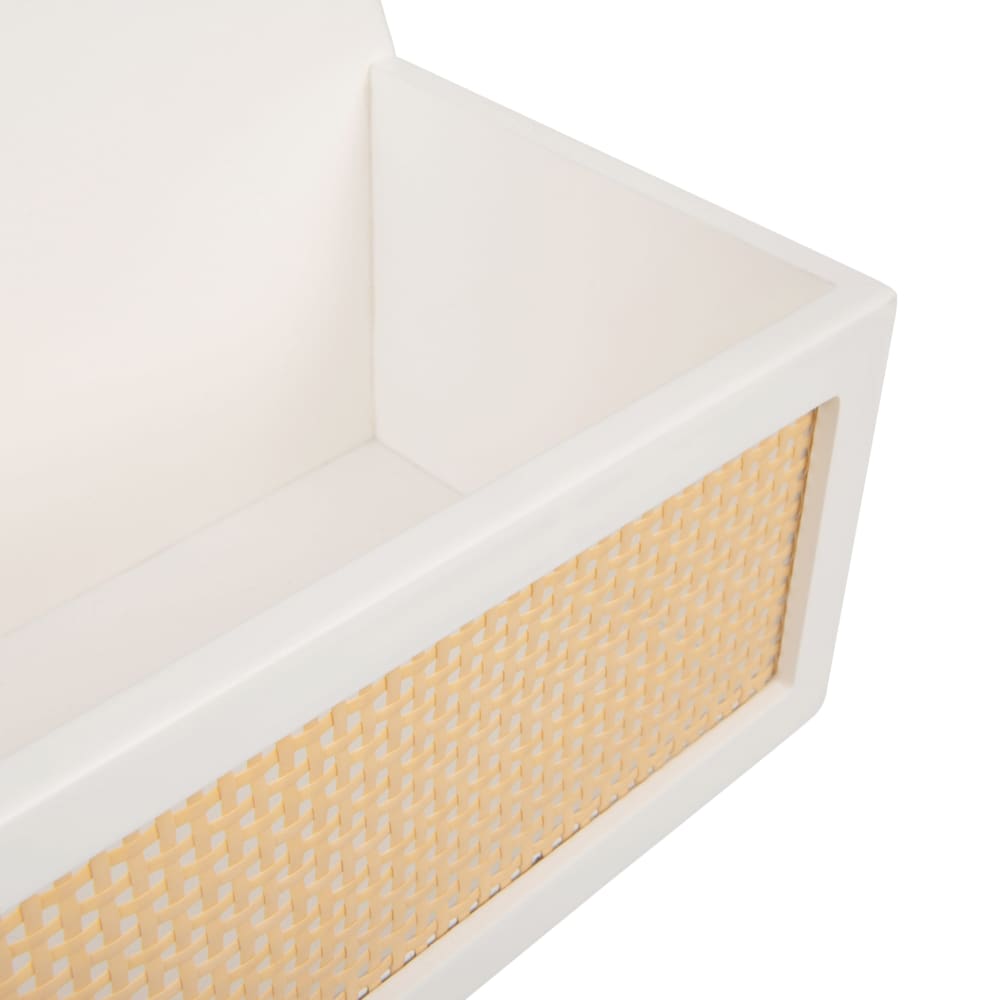 Etagère murale nuage blanc et imitation cannage — vue 4