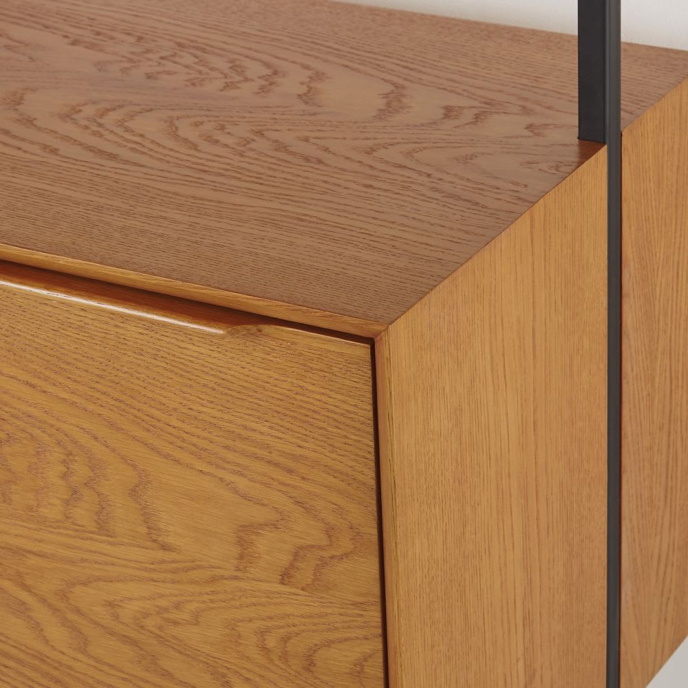 Etagère murale vintage 1 caisson — vue 4