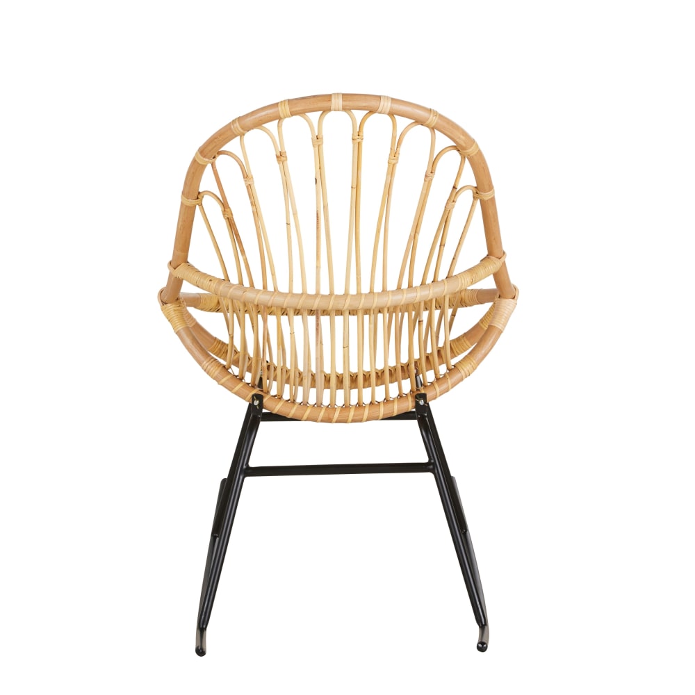 Fauteuil à bascule en rotin — vue 4