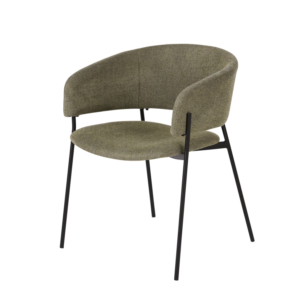 fauteuil de table vert