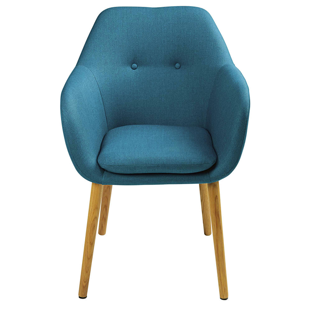 Fauteuil de table vintage bleu - Maisons du Monde