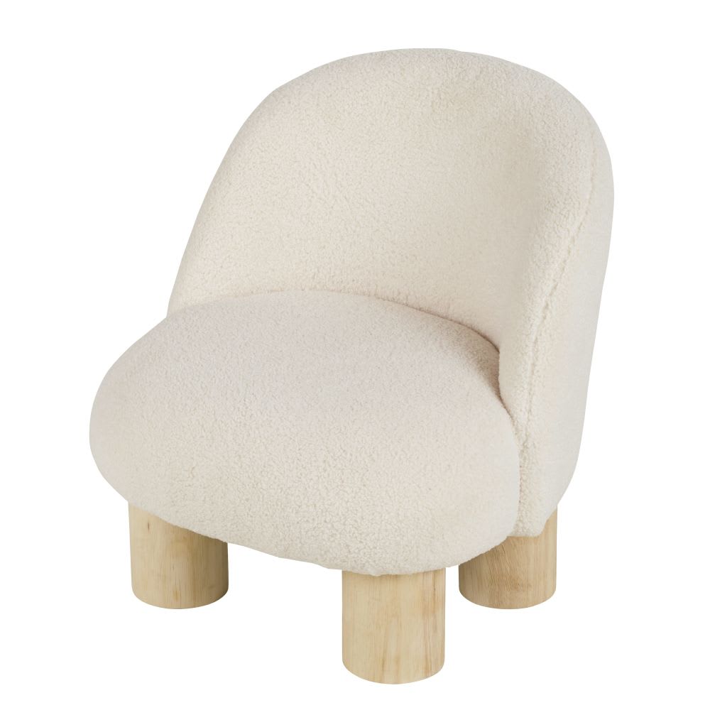 fauteuil enfant à bouclettes