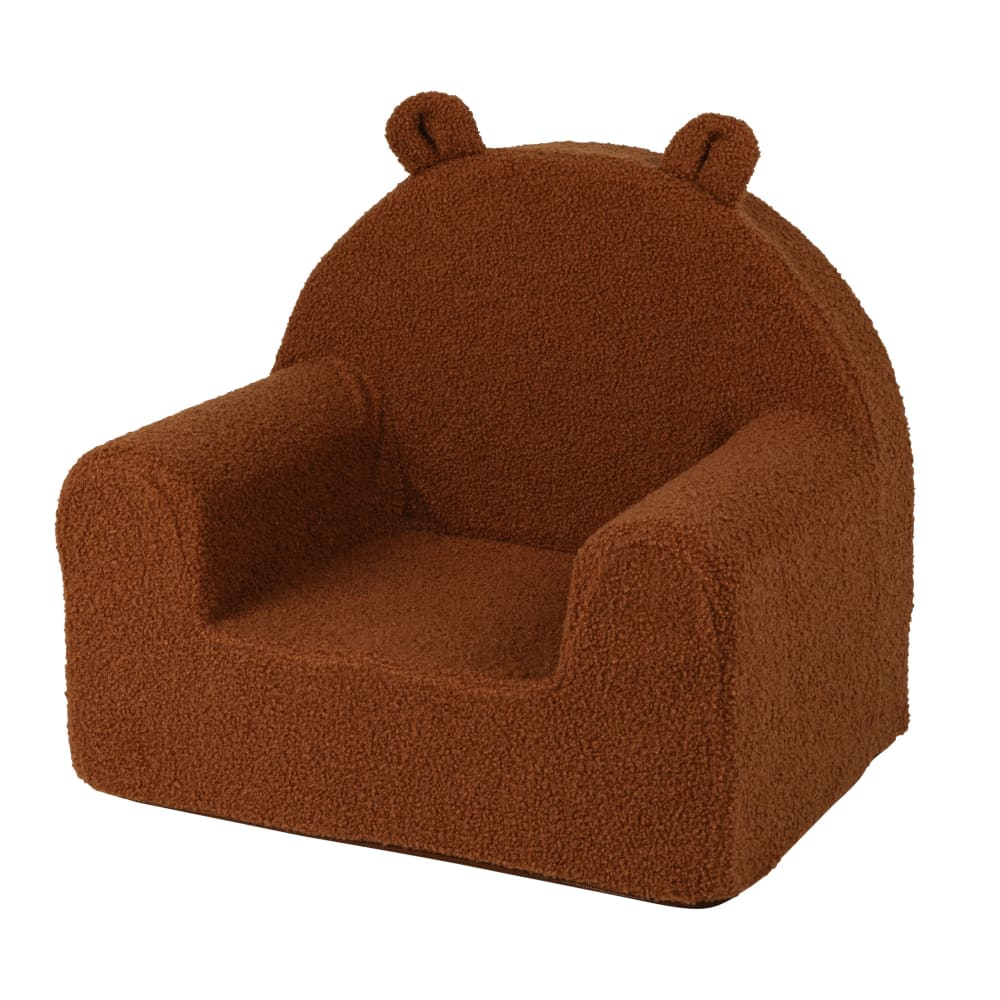 Fauteuil enfant bouclettes marron Fauteuil enfant bouclettes marron
