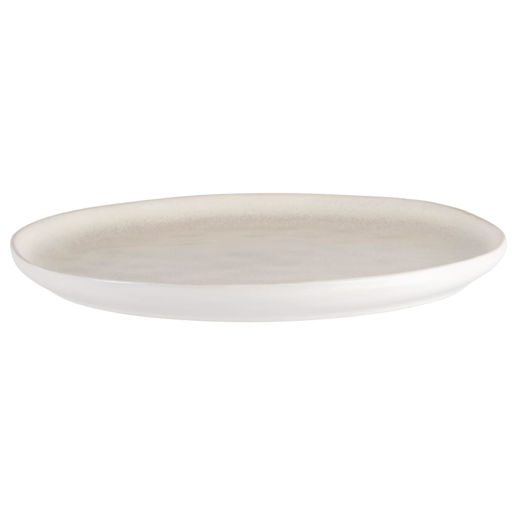Flacher Teller aus Steingut, beige - Maisons Du Monde