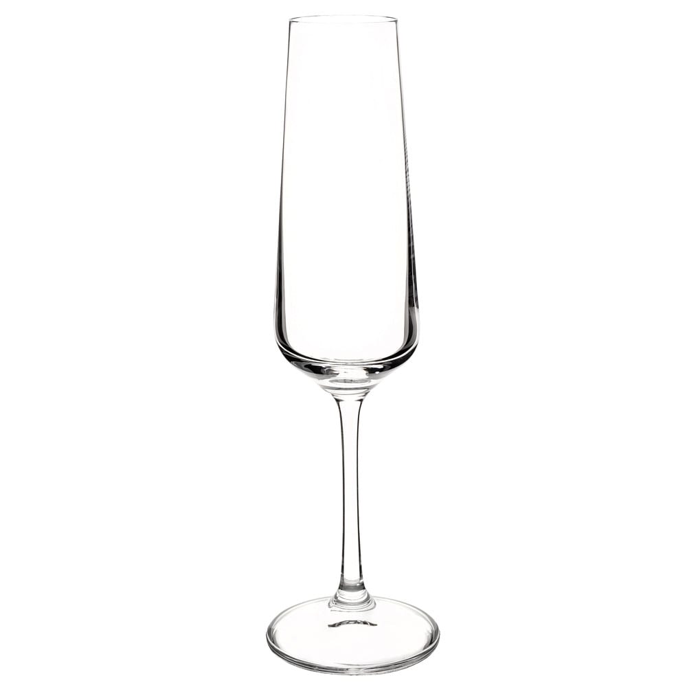 Flûte à champagne en verre NAOMIE