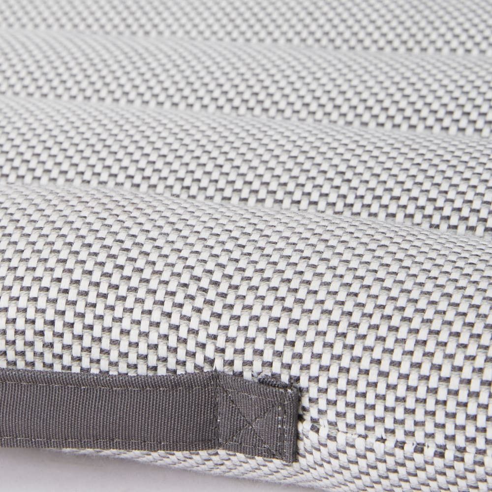 Galette de chaise tissée grise avec anse 40x40 - Maisons du Monde