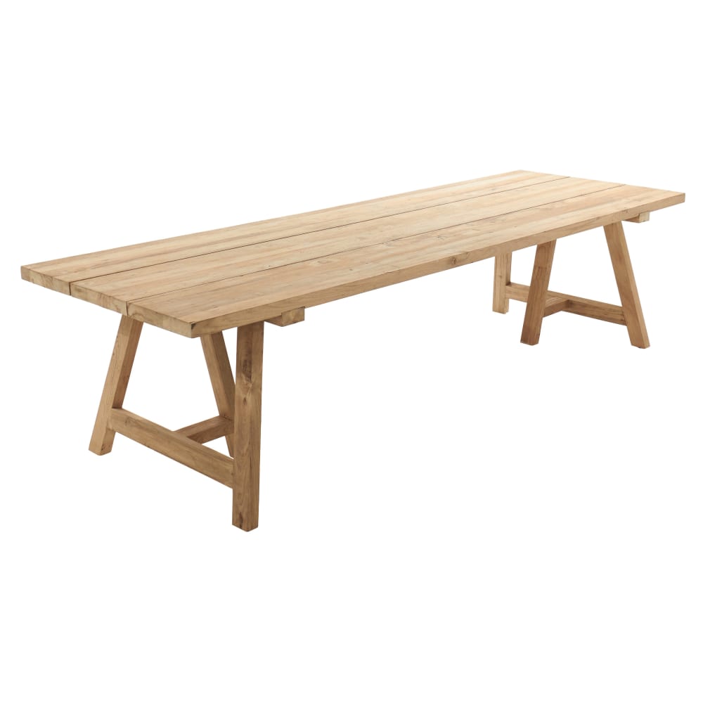 Gartentisch aus recyceltem Teakholz 12/14 personen, L300 -