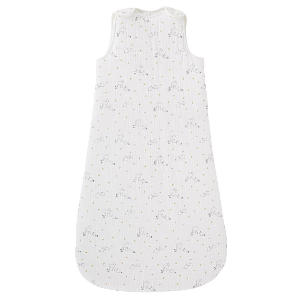 Gigoteuse bébé évolutive 0/18 mois en coton bio blanc motifs animaux, TOG : 3