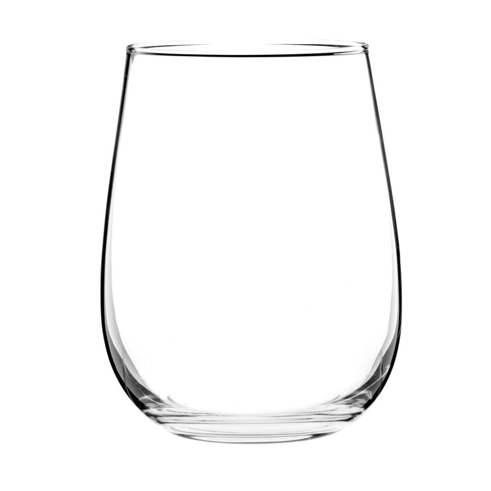 Gobelet en verre transparent