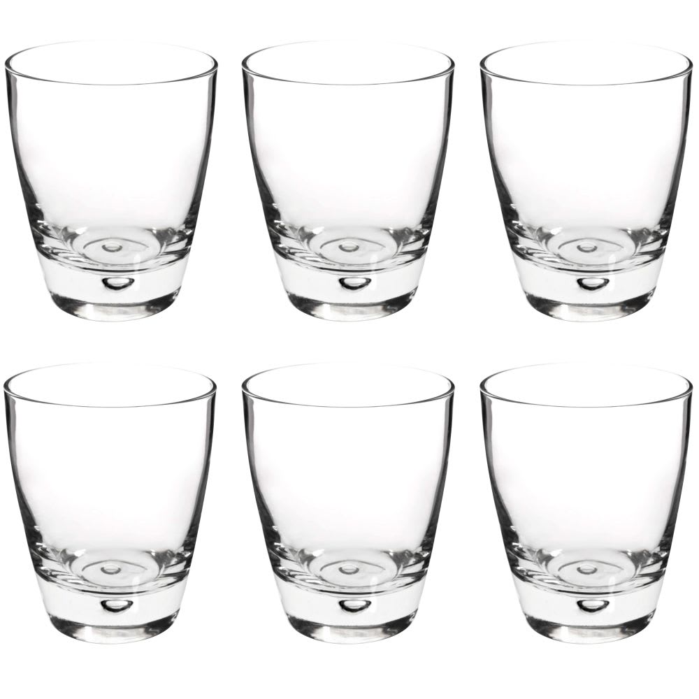Gobelet en verre transparent