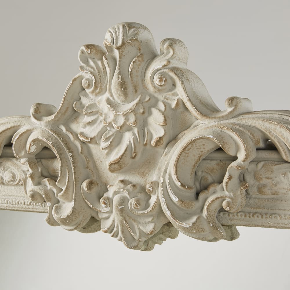 Grand miroir à moulures grises, 90x176 cm - Maisons du Monde