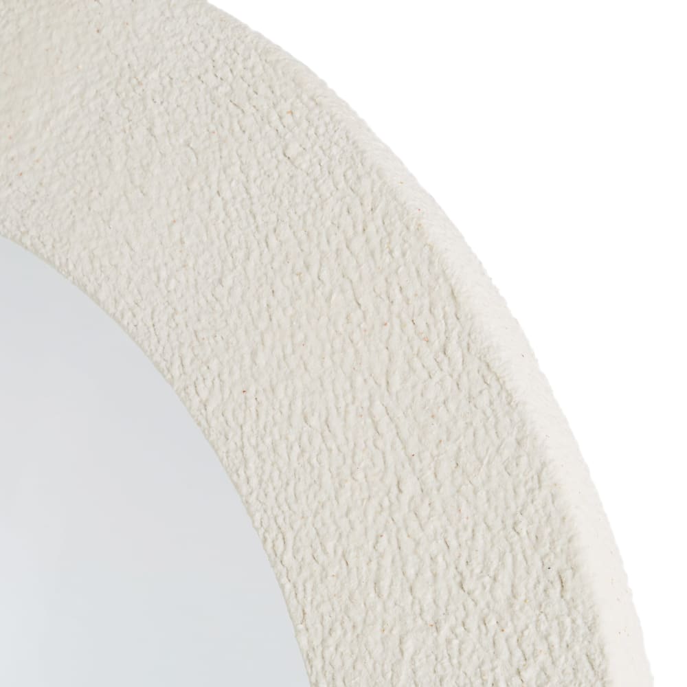 Grand miroir arche blanc effet granuleux 99x190 - Maisons du Monde