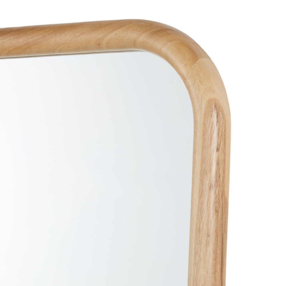 Grand miroir déstructuré ondulé en bois de paulownia, 99x160 cm - Maisons du Monde