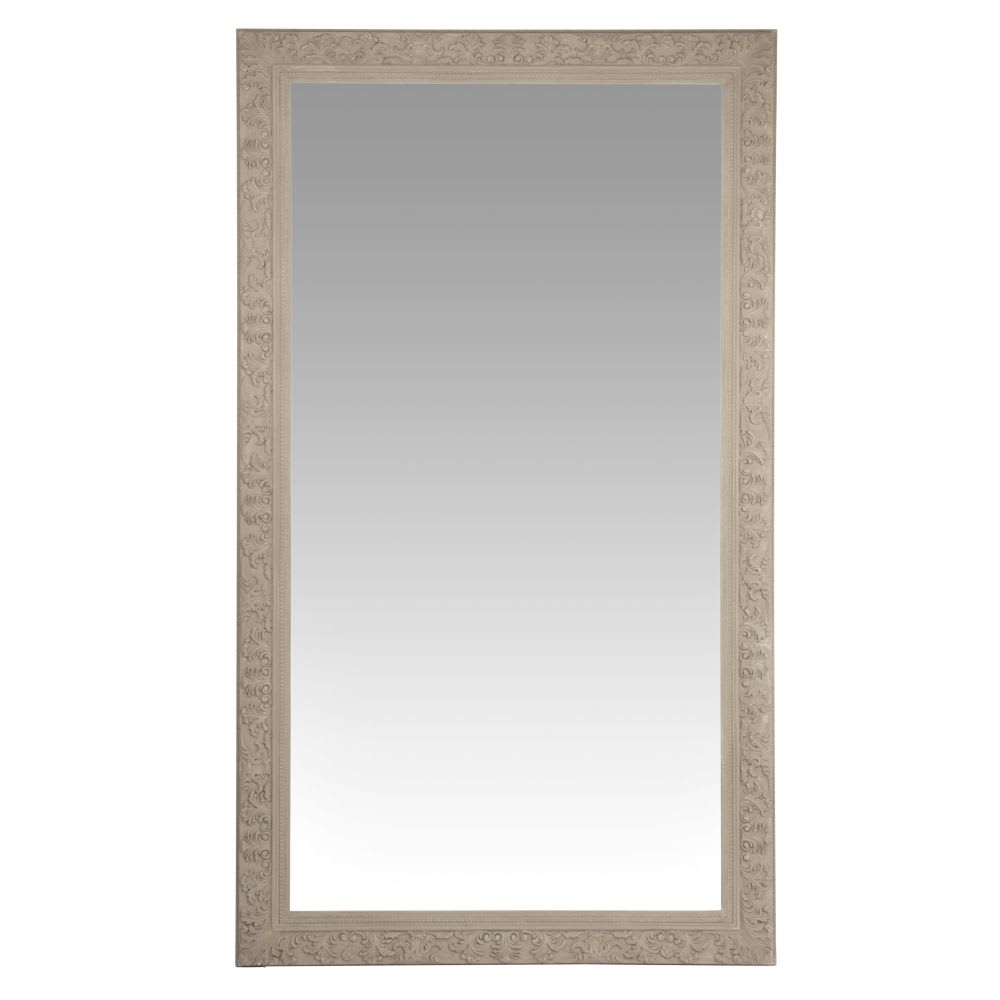 Grand miroir rectangulaire à moulures 120x210
