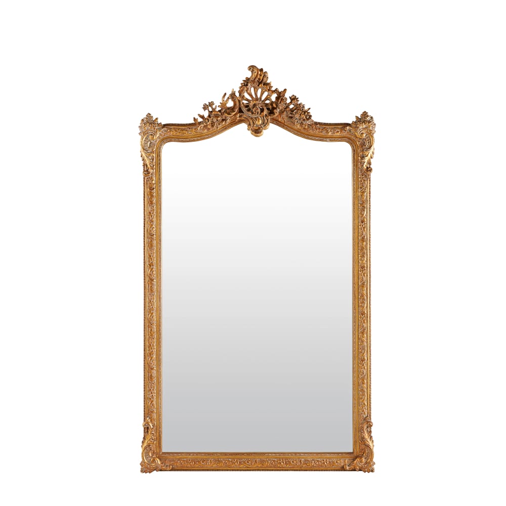 Grand miroir rectangulaire