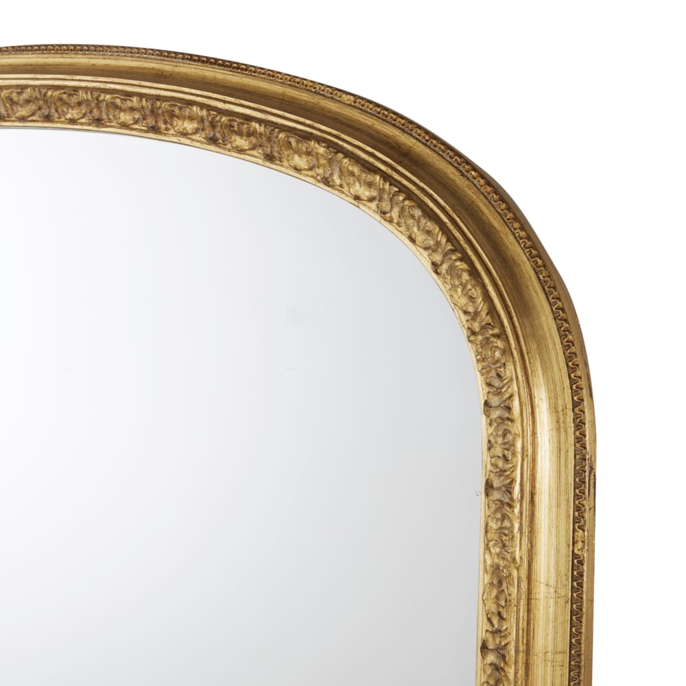 Grand miroir rectangulaire à moulures dorées, 120x170 cm - Maisons du Monde