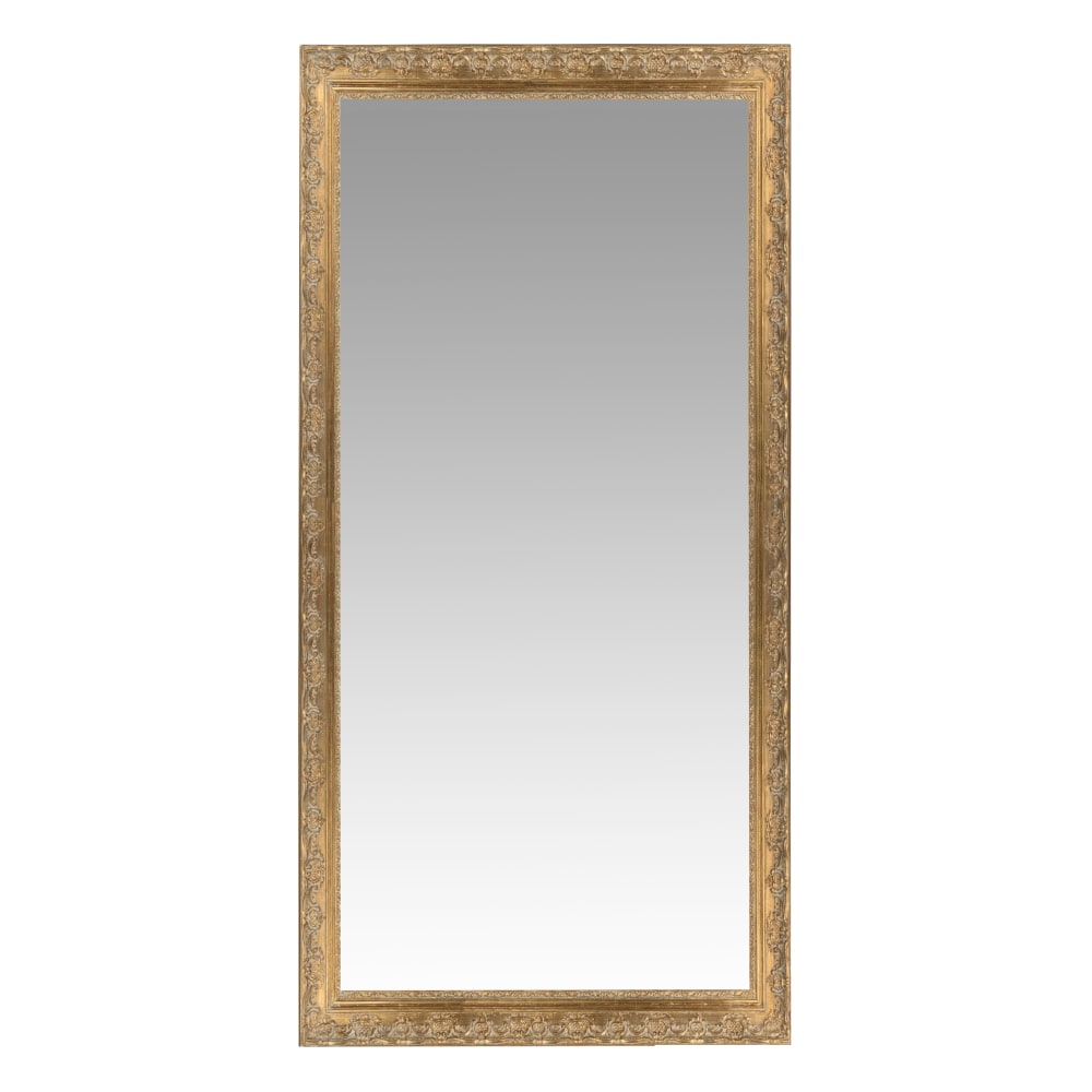 Grand miroir rectangulaire à moulures dorées, 90x180 cm - Maisons du Monde