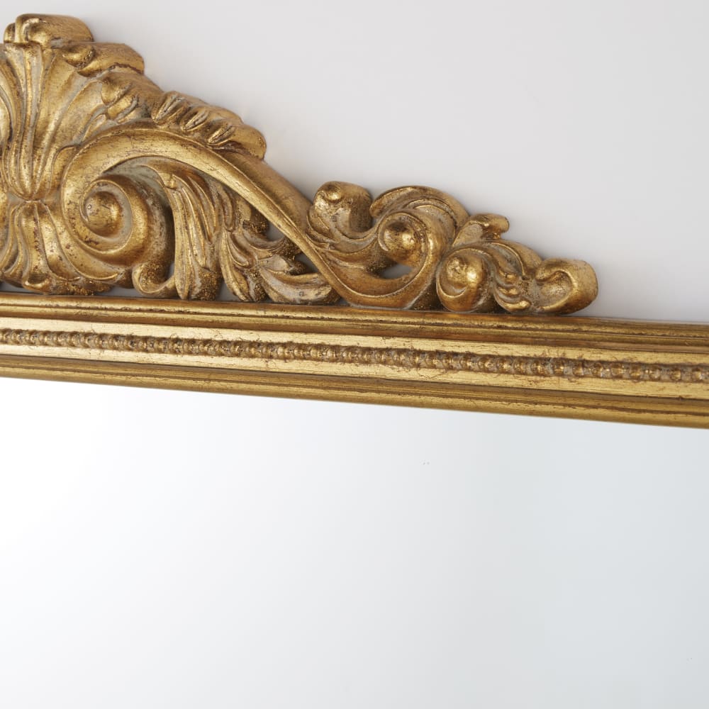 Grand miroir rectangulaire doré, 110x160 cm — vue 3