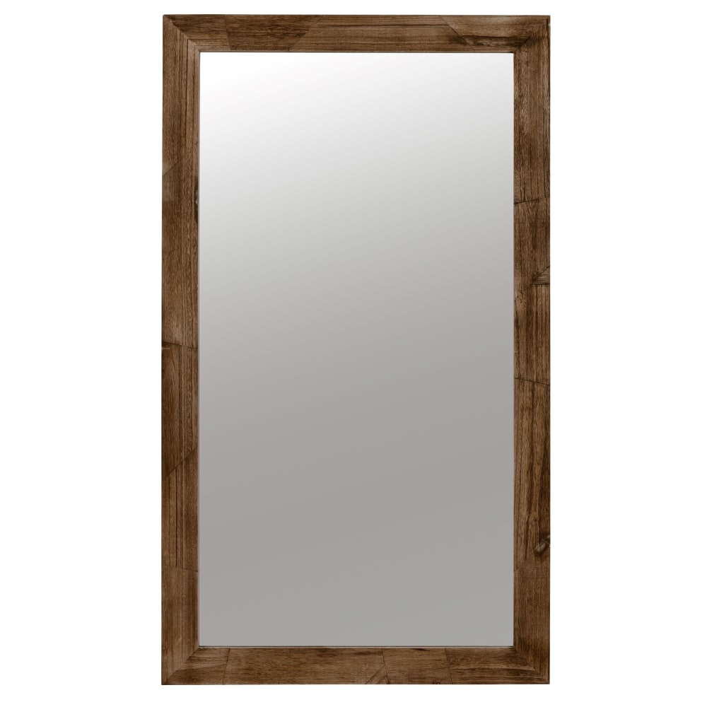 Grand miroir rectangulaire en paulownia, 105x180 cm