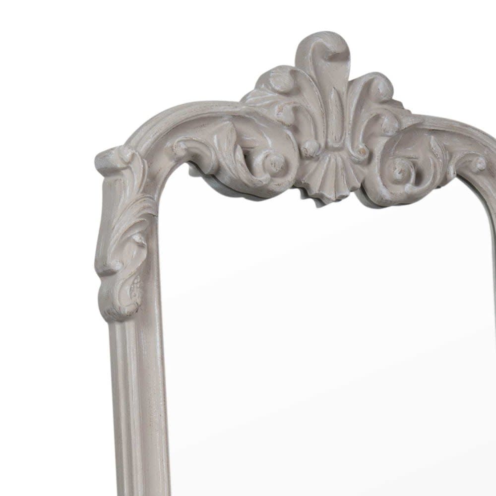 Grand miroir rectangulaire sur pied à moulures 54x178 - Maisons du Monde