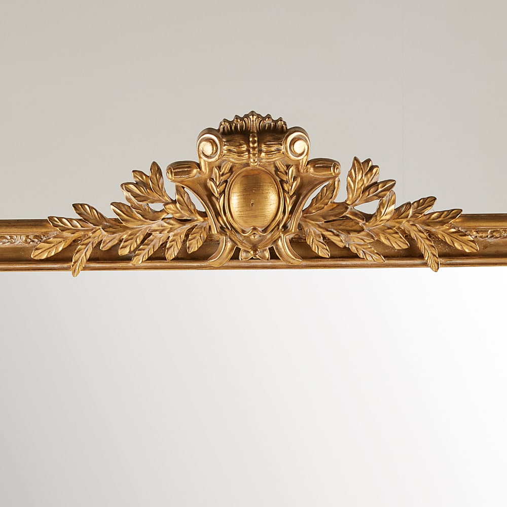 Großer rechteckiger Goldspiegel, 120 x 185 cm - Maisons Du Monde