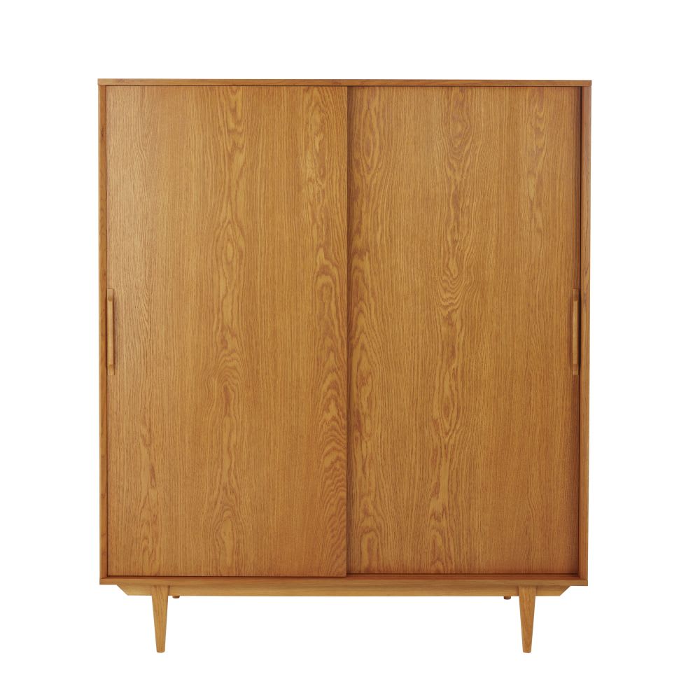 Guarda-roupa com 2 portas de correr, 130 cm de largura - Maisons