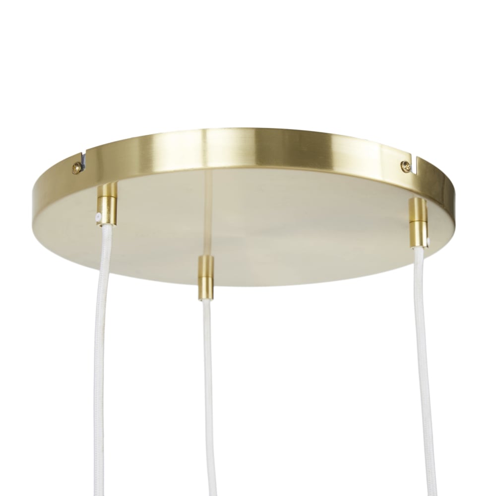 Hängelampe aus Glas, rosa und gold - Maisons Du Monde