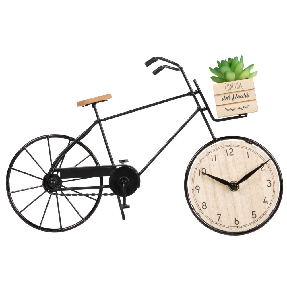 Horloge à poser vélo, 36x21 cm — Beyit