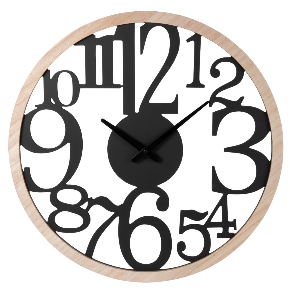 Horloge murale bicolore, D50 cm — Beyit