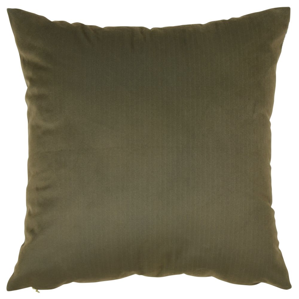 Housse de coussin en suédine de polyester recyclé imprimé