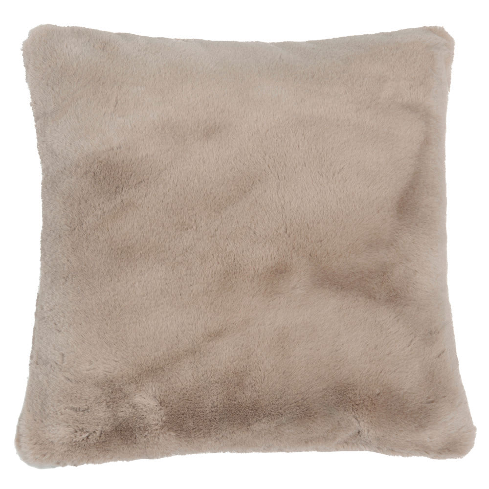 Housse de coussin imitation fourrure 40x40