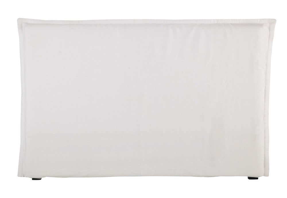 Housse de tête de lit 180 en lin lavé blanche - Maisons du Monde