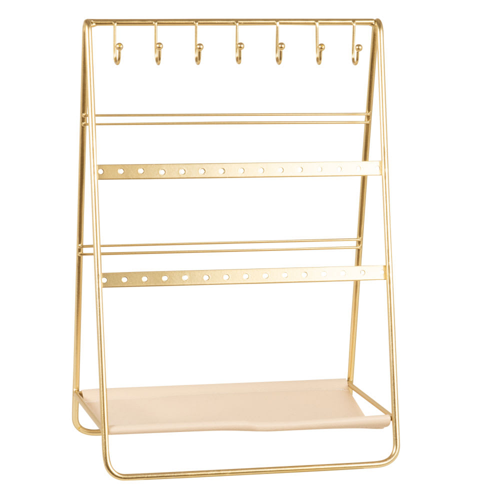 Joyero de metal rosa y dorado - Maisons du Monde