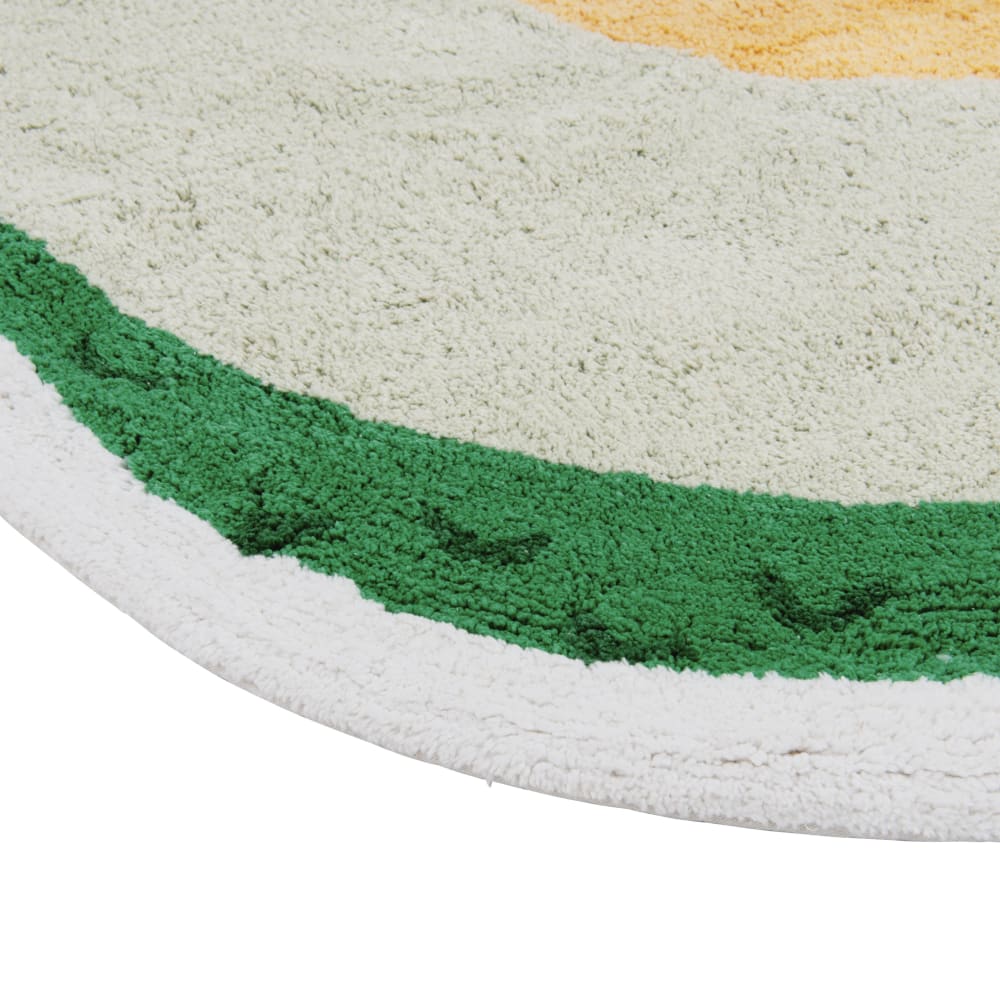 Kinder tapijt avocado getuft van gerecycled katoen 92x116 - Maisons Du Monde