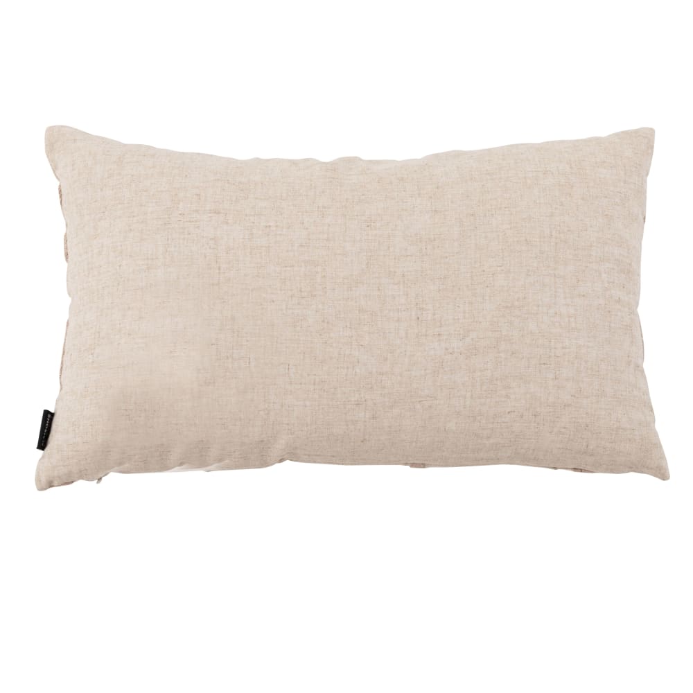 Kissenbezug mit Blumenmotiv, beige 50x30cm - Maisons Du Monde